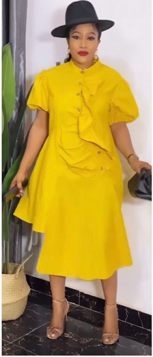 Sylist-Cotton-Dress-Small-XL-Yellow